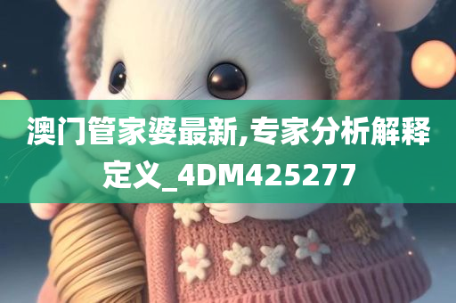 澳门管家婆最新,专家分析解释定义_4DM425277