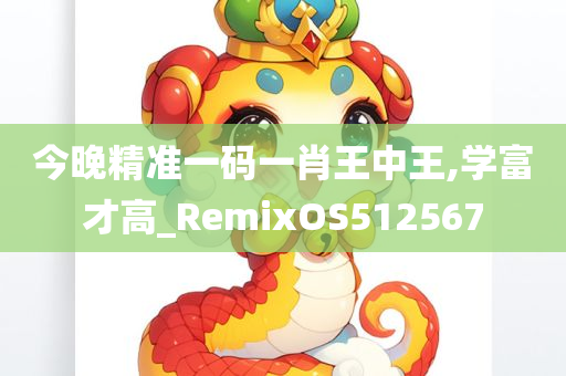 今晚精准一码一肖王中王,学富才高_RemixOS512567