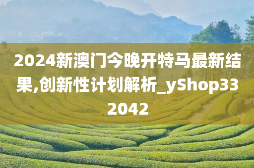 2024新澳门今晚开特马最新结果,创新性计划解析_yShop332042