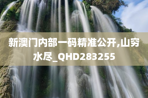 新澳门内部一码精准公开,山穷水尽_QHD283255