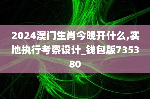 2024澳门生肖今晚开什么,实地执行考察设计_钱包版735380