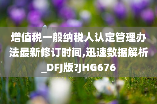 增值税一般纳税人认定管理办法最新修订时间,迅速数据解析_DFJ版?JHG676