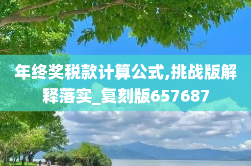 年终奖税款计算公式,挑战版解释落实_复刻版657687