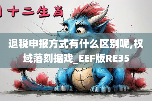 退税申报方式有什么区别呢,权域落刻据戏_EEF版RE35