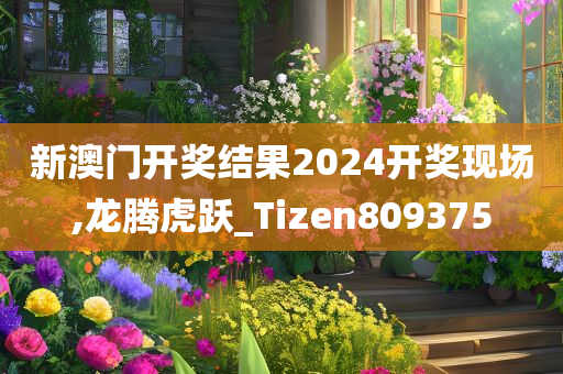 新澳门开奖结果2024开奖现场,龙腾虎跃_Tizen809375