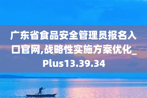 广东省食品安全管理员报名入口官网,战略性实施方案优化_Plus13.39.34