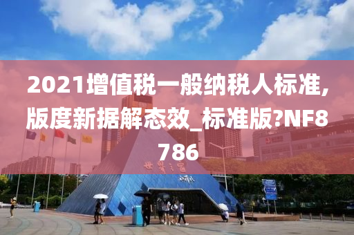 2021增值税一般纳税人标准,版度新据解态效_标准版?NF8786