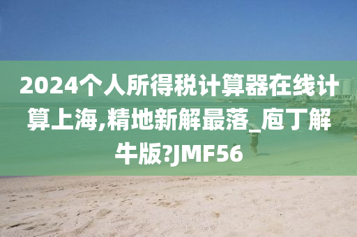 2024个人所得税计算器在线计算上海,精地新解最落_庖丁解牛版?JMF56