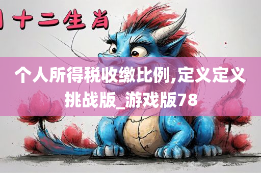 个人所得税收缴比例,定义定义挑战版_游戏版78