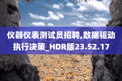 仪器仪表测试员招聘,数据驱动执行决策_HDR版23.52.17