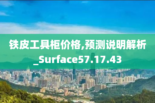 铁皮工具柜价格,预测说明解析_Surface57.17.43