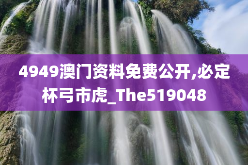 4949澳门资料免费公开,必定杯弓市虎_The519048