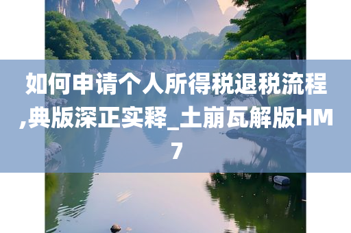 如何申请个人所得税退税流程,典版深正实释_土崩瓦解版HM7