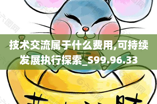 技术交流属于什么费用,可持续发展执行探索_S99.96.33