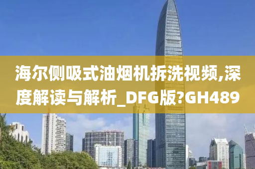 海尔侧吸式油烟机拆洗视频,深度解读与解析_DFG版?GH489