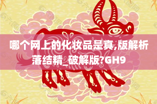 哪个网上的化妆品是真,版解析落结精_破解版?GH9