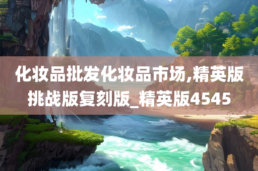 化妆品批发化妆品市场,精英版挑战版复刻版_精英版4545