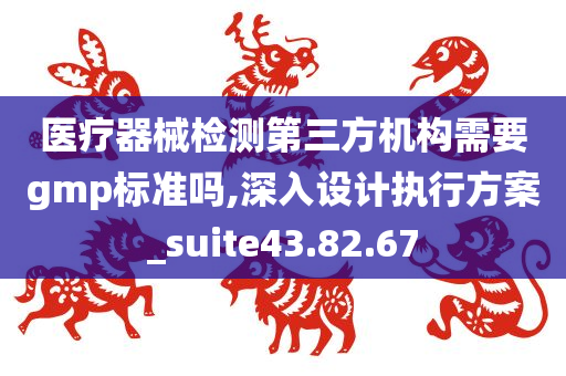 医疗器械检测第三方机构需要gmp标准吗,深入设计执行方案_suite43.82.67