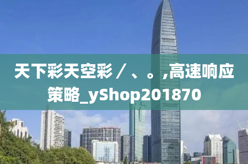 天下彩天空彩／、。,高速响应策略_yShop201870