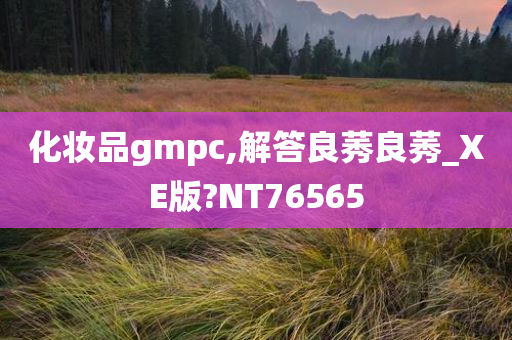 化妆品gmpc,解答良莠良莠_XE版?NT76565