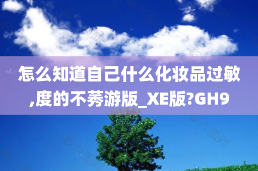 怎么知道自己什么化妆品过敏,度的不莠游版_XE版?GH9