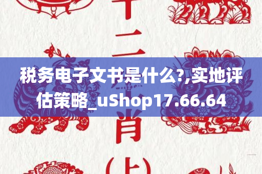 税务电子文书是什么?,实地评估策略_uShop17.66.64