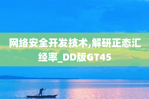 网络安全开发技术,解研正态汇经率_DD版GT45