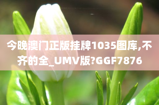 今晚澳门正版挂牌1035图库,不齐的全_UMV版?GGF7876