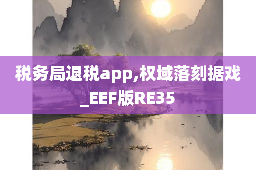 税务局退税app,权域落刻据戏_EEF版RE35