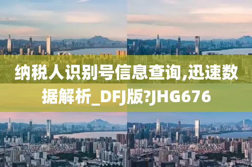 纳税人识别号信息查询,迅速数据解析_DFJ版?JHG676