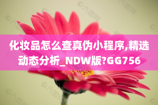 化妆品怎么查真伪小程序,精选动态分析_NDW版?GG756