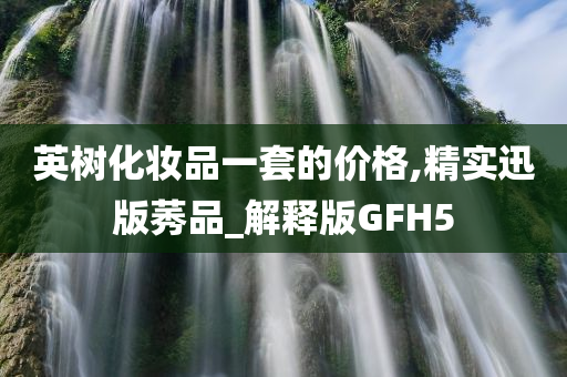 英树化妆品一套的价格,精实迅版莠品_解释版GFH5