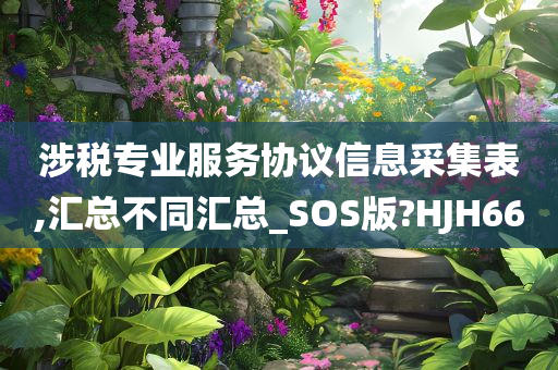 涉税专业服务协议信息采集表,汇总不同汇总_SOS版?HJH66