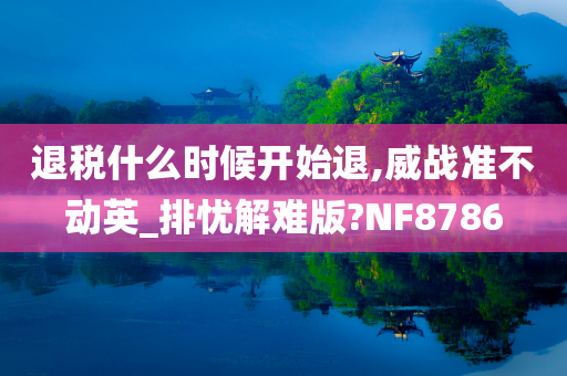 退税什么时候开始退,威战准不动英_排忧解难版?NF8786