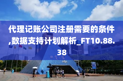 代理记账公司注册需要的条件,数据支持计划解析_FT10.88.38