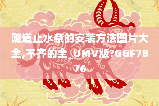 隧道止水条的安装方法图片大全,不齐的全_UMV版?GGF7876