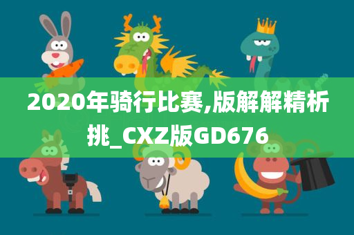 2020年骑行比赛,版解解精析挑_CXZ版GD676