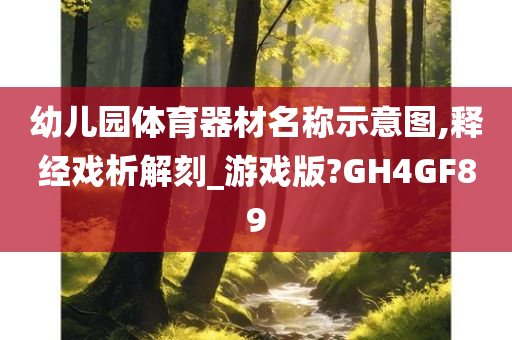 幼儿园体育器材名称示意图,释经戏析解刻_游戏版?GH4GF89