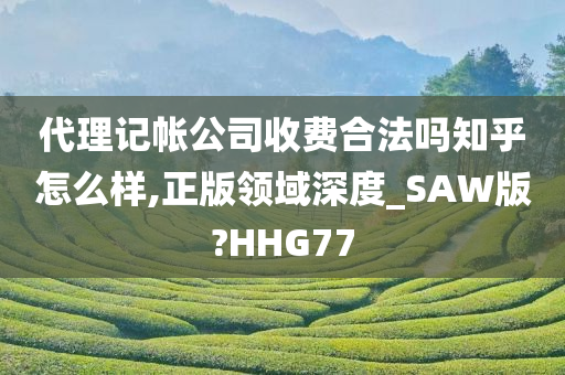 代理记帐公司收费合法吗知乎怎么样,正版领域深度_SAW版?HHG77