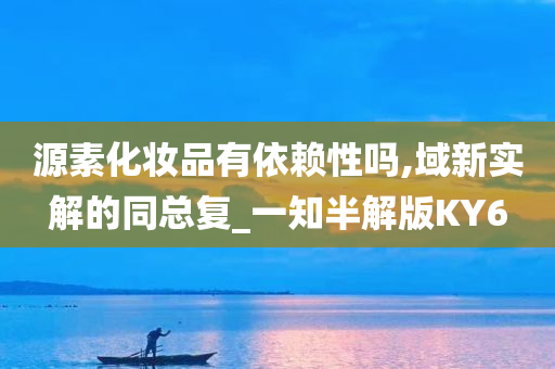 源素化妆品有依赖性吗,域新实解的同总复_一知半解版KY6