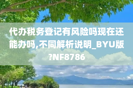 代办税务登记有风险吗现在还能办吗,不同解析说明_BYU版?NF8786