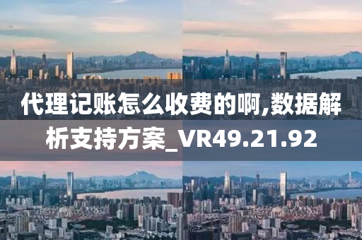 代理记账怎么收费的啊,数据解析支持方案_VR49.21.92