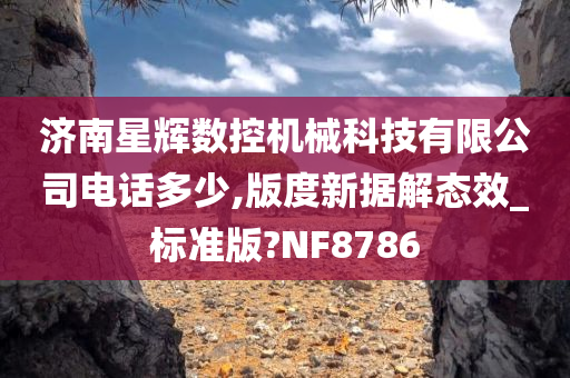 济南星辉数控机械科技有限公司电话多少,版度新据解态效_标准版?NF8786