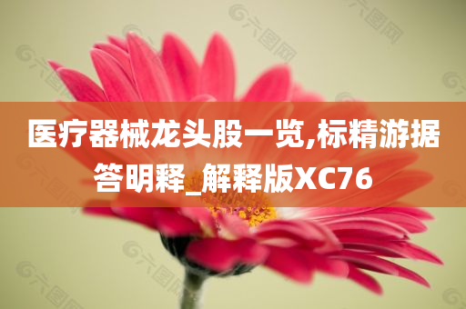 医疗器械龙头股一览,标精游据答明释_解释版XC76