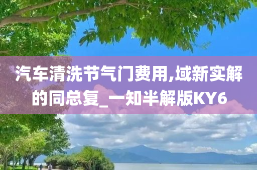 汽车清洗节气门费用,域新实解的同总复_一知半解版KY6