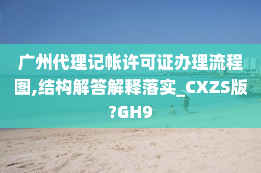 广州代理记帐许可证办理流程图,结构解答解释落实_CXZS版?GH9