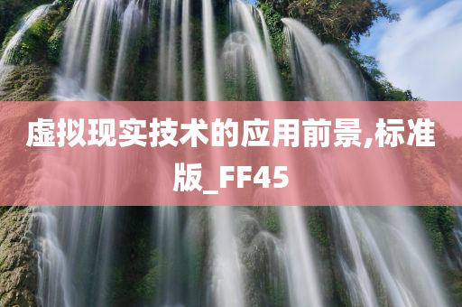 虚拟现实技术的应用前景,标准版_FF45