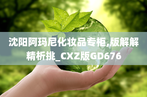 沈阳阿玛尼化妆品专柜,版解解精析挑_CXZ版GD676