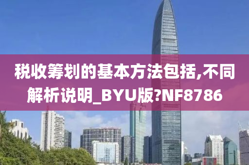 税收筹划的基本方法包括,不同解析说明_BYU版?NF8786