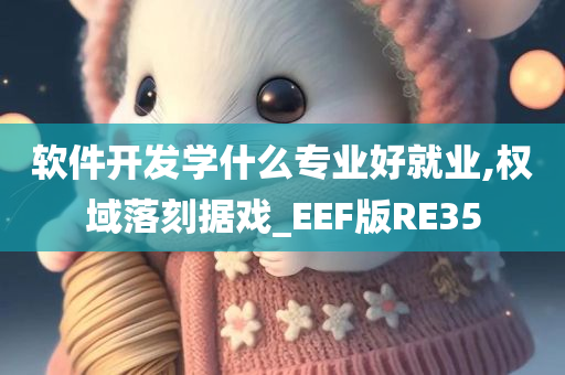 软件开发学什么专业好就业,权域落刻据戏_EEF版RE35